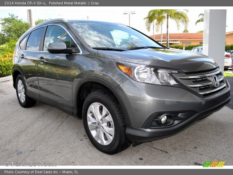 Polished Metal Metallic / Gray 2014 Honda CR-V EX-L