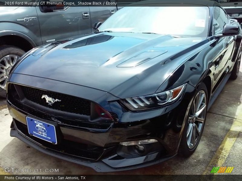 Shadow Black / Ebony 2016 Ford Mustang GT Premium Coupe