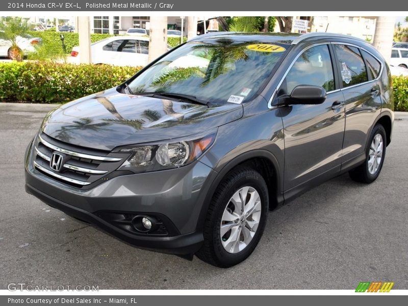 Polished Metal Metallic / Gray 2014 Honda CR-V EX-L