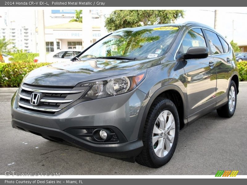 Polished Metal Metallic / Gray 2014 Honda CR-V EX-L