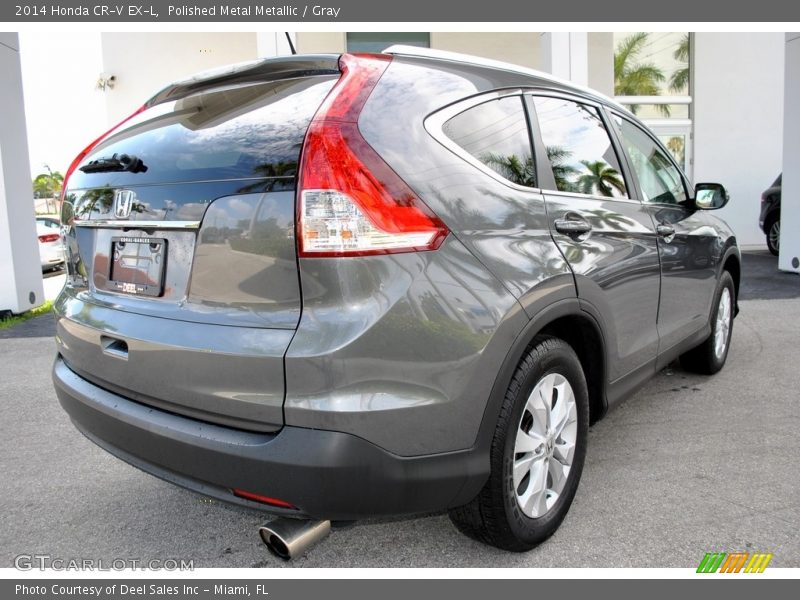 Polished Metal Metallic / Gray 2014 Honda CR-V EX-L