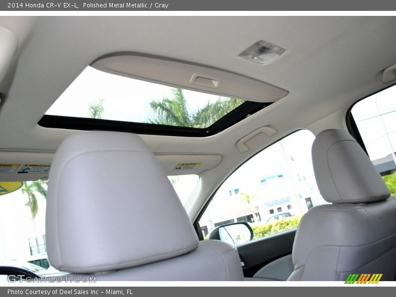 Polished Metal Metallic / Gray 2014 Honda CR-V EX-L
