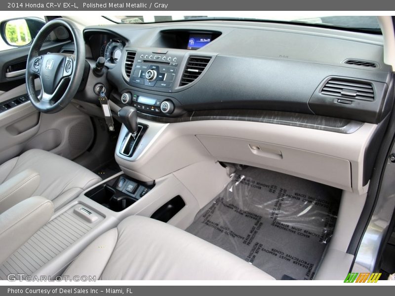 Polished Metal Metallic / Gray 2014 Honda CR-V EX-L