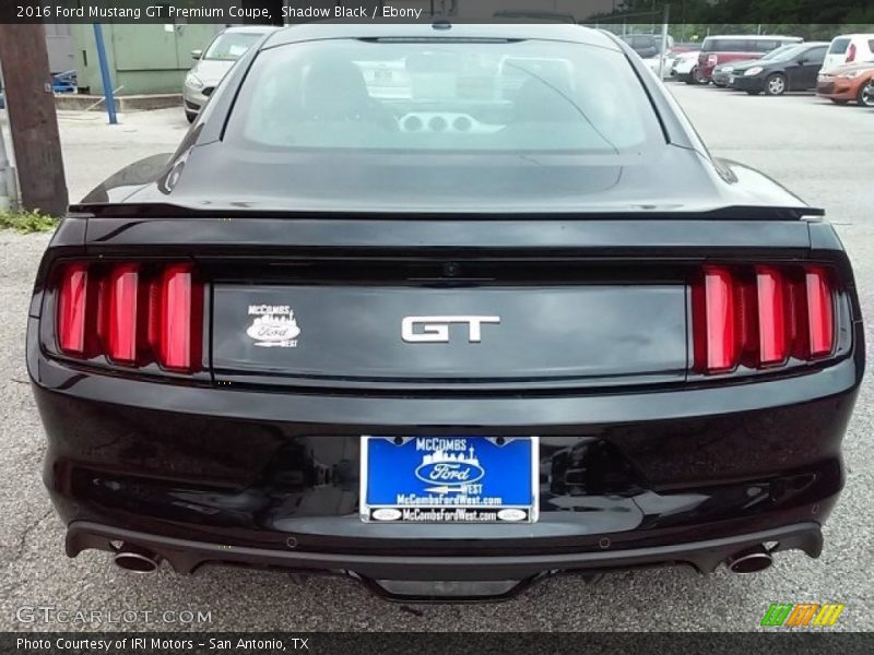 Shadow Black / Ebony 2016 Ford Mustang GT Premium Coupe