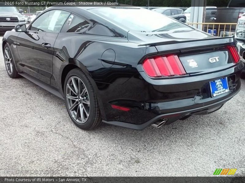 Shadow Black / Ebony 2016 Ford Mustang GT Premium Coupe