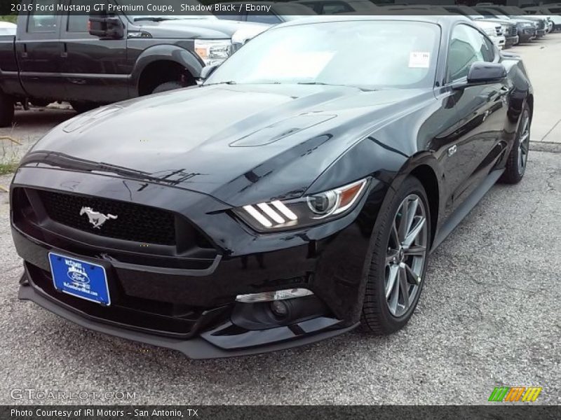 Shadow Black / Ebony 2016 Ford Mustang GT Premium Coupe