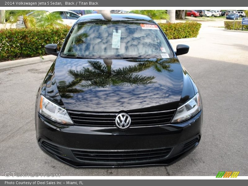 Black / Titan Black 2014 Volkswagen Jetta S Sedan