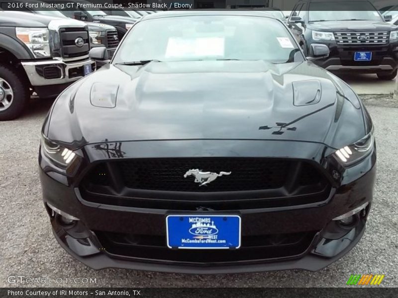 Shadow Black / Ebony 2016 Ford Mustang GT Premium Coupe