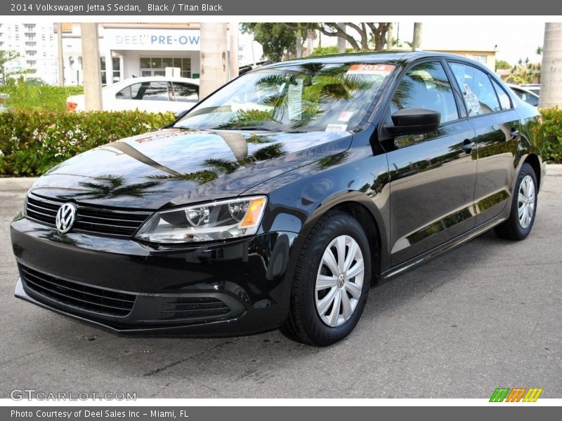 Black / Titan Black 2014 Volkswagen Jetta S Sedan