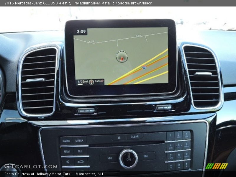 Palladium Silver Metallic / Saddle Brown/Black 2016 Mercedes-Benz GLE 350 4Matic