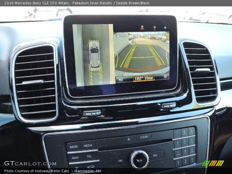 Palladium Silver Metallic / Saddle Brown/Black 2016 Mercedes-Benz GLE 350 4Matic