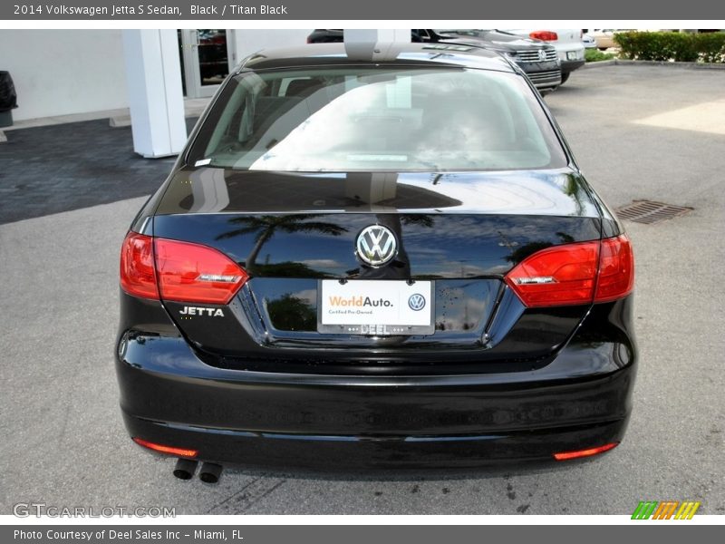 Black / Titan Black 2014 Volkswagen Jetta S Sedan