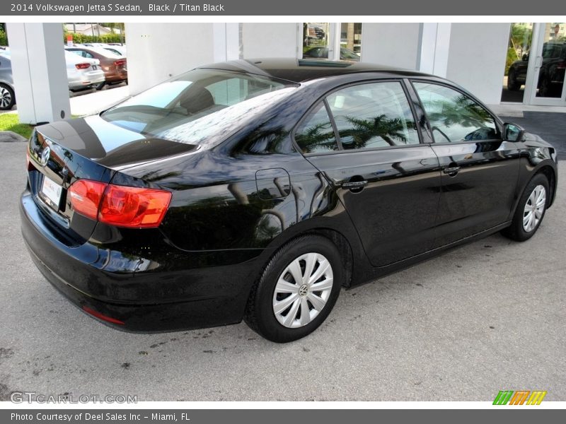 Black / Titan Black 2014 Volkswagen Jetta S Sedan