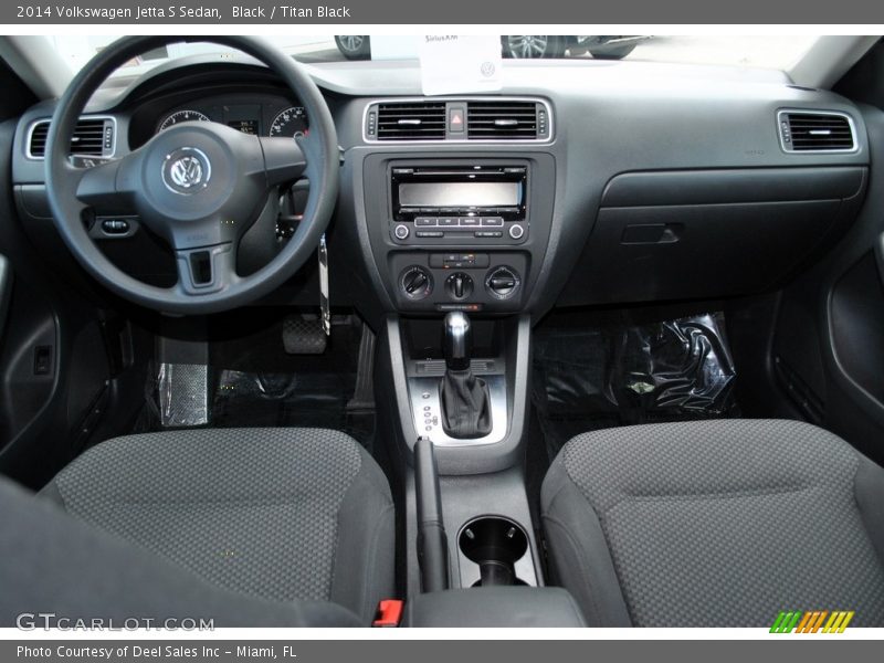 Black / Titan Black 2014 Volkswagen Jetta S Sedan
