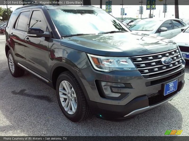 Magnetic Metallic / Ebony Black 2016 Ford Explorer XLT