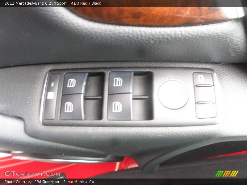 Mars Red / Black 2012 Mercedes-Benz C 250 Sport