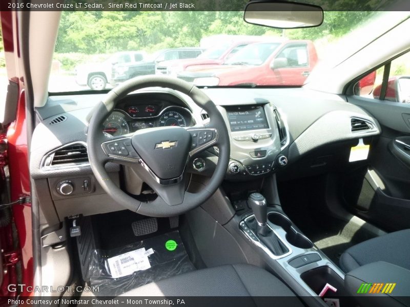 Siren Red Tintcoat / Jet Black 2016 Chevrolet Cruze LT Sedan