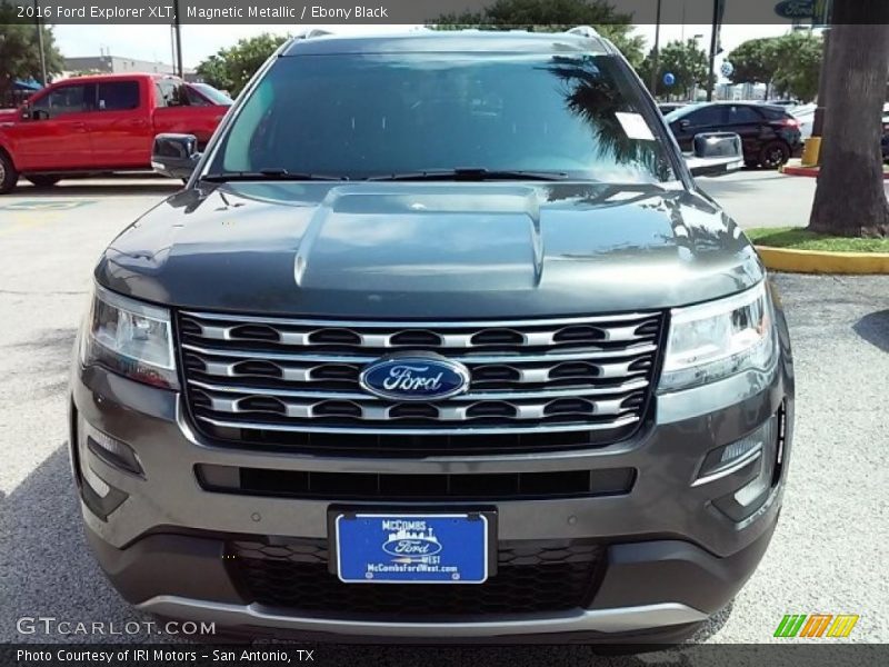 Magnetic Metallic / Ebony Black 2016 Ford Explorer XLT