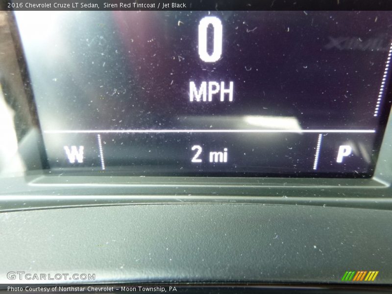 Siren Red Tintcoat / Jet Black 2016 Chevrolet Cruze LT Sedan