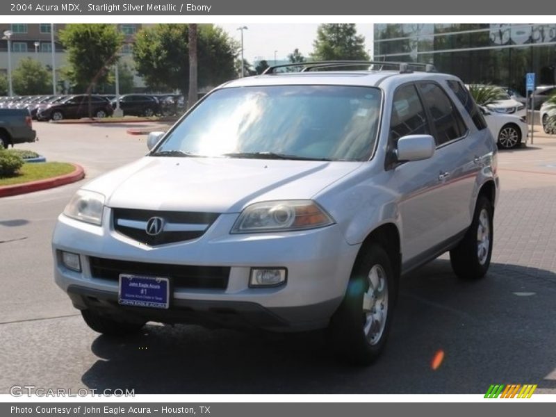 Starlight Silver Metallic / Ebony 2004 Acura MDX
