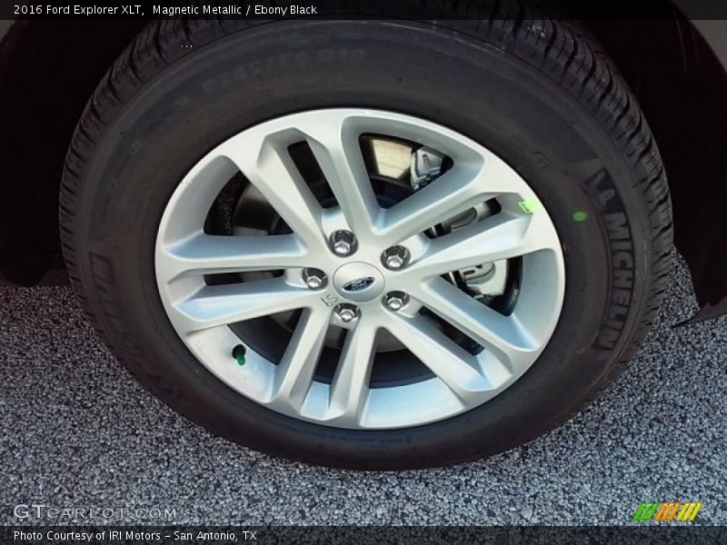 Magnetic Metallic / Ebony Black 2016 Ford Explorer XLT