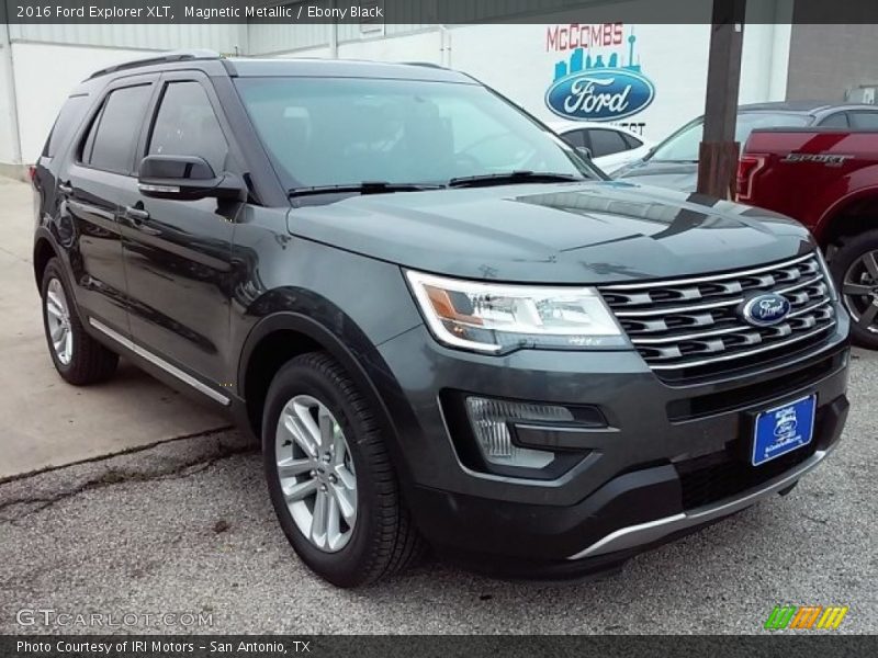 Magnetic Metallic / Ebony Black 2016 Ford Explorer XLT