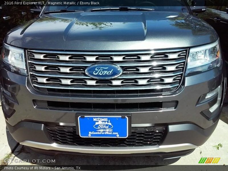 Magnetic Metallic / Ebony Black 2016 Ford Explorer XLT