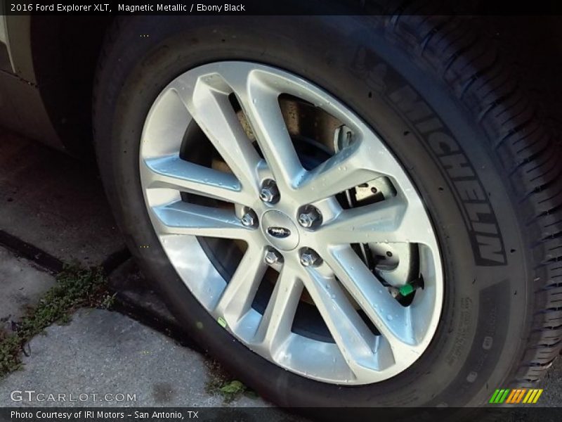 Magnetic Metallic / Ebony Black 2016 Ford Explorer XLT