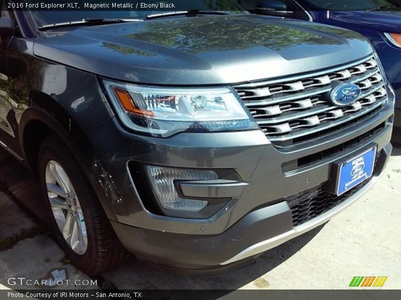 Magnetic Metallic / Ebony Black 2016 Ford Explorer XLT
