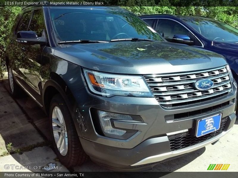Magnetic Metallic / Ebony Black 2016 Ford Explorer XLT