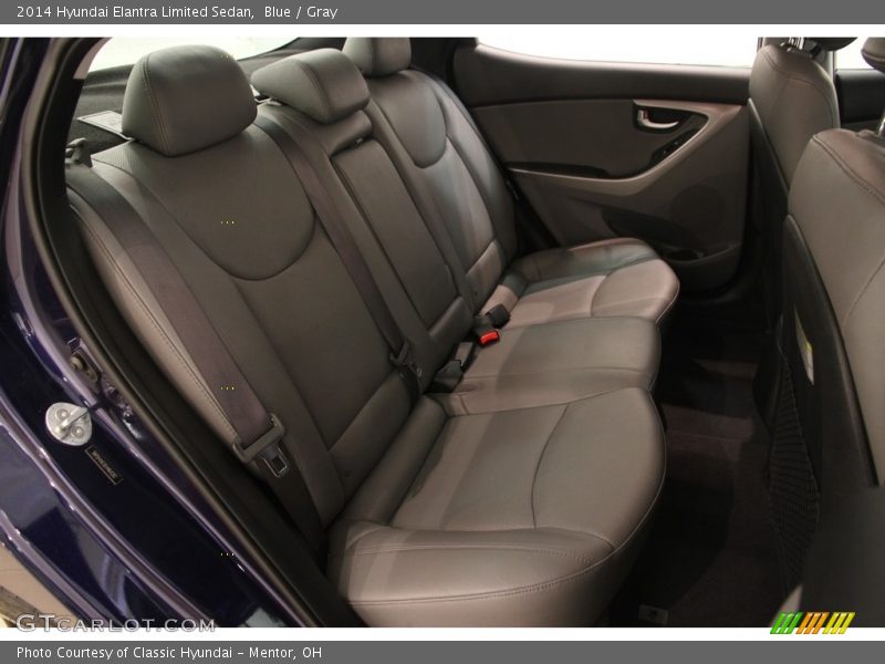 Blue / Gray 2014 Hyundai Elantra Limited Sedan