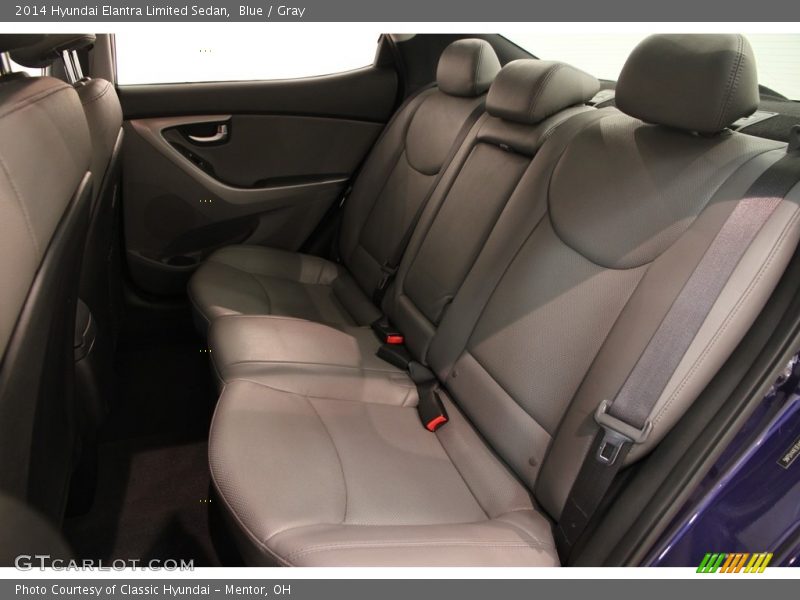Blue / Gray 2014 Hyundai Elantra Limited Sedan