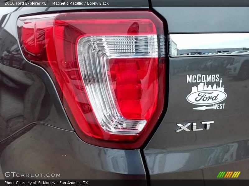 Magnetic Metallic / Ebony Black 2016 Ford Explorer XLT