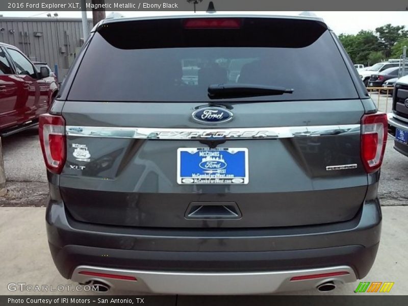 Magnetic Metallic / Ebony Black 2016 Ford Explorer XLT