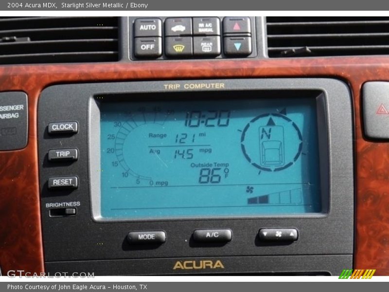 Starlight Silver Metallic / Ebony 2004 Acura MDX