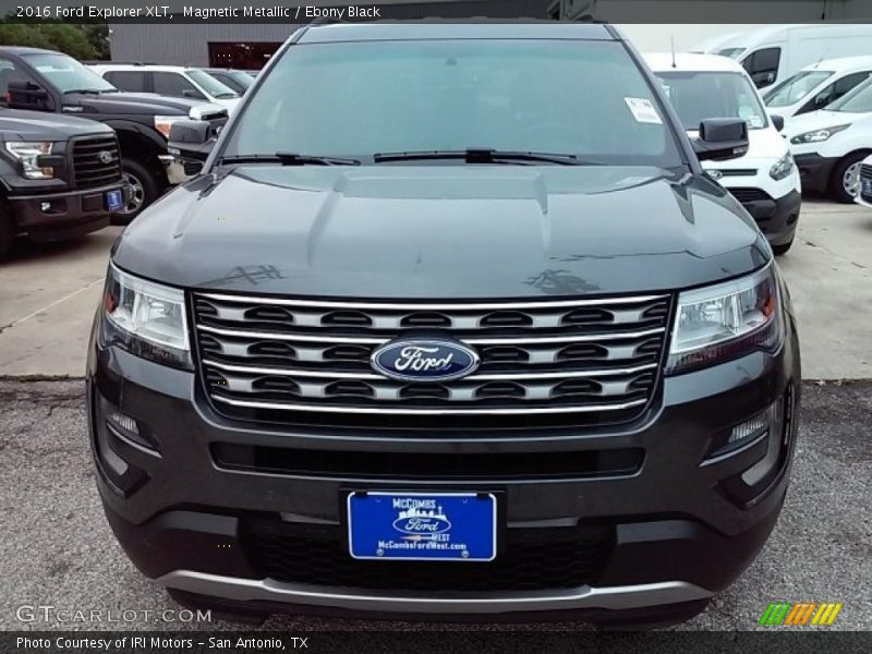 Magnetic Metallic / Ebony Black 2016 Ford Explorer XLT