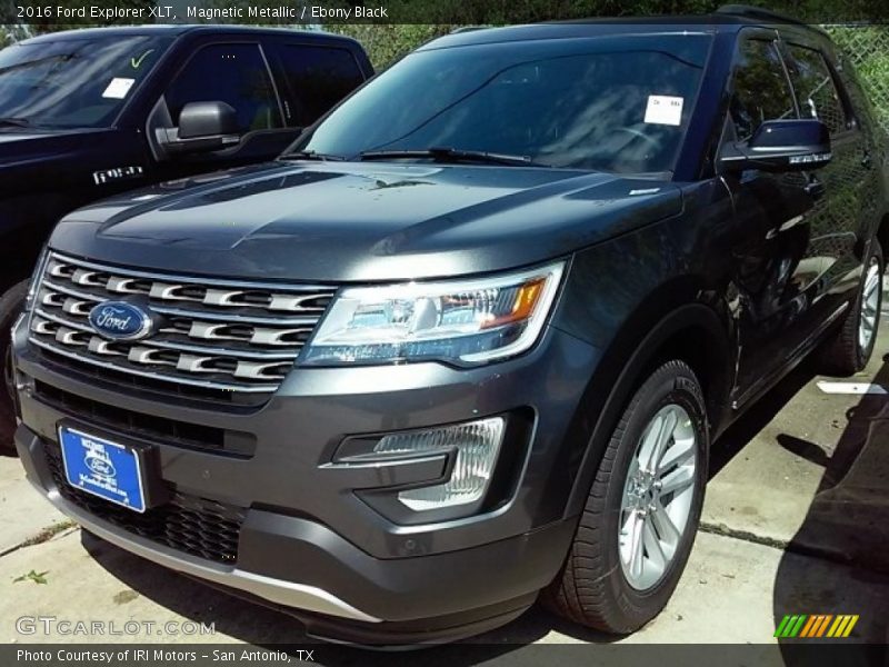 Magnetic Metallic / Ebony Black 2016 Ford Explorer XLT