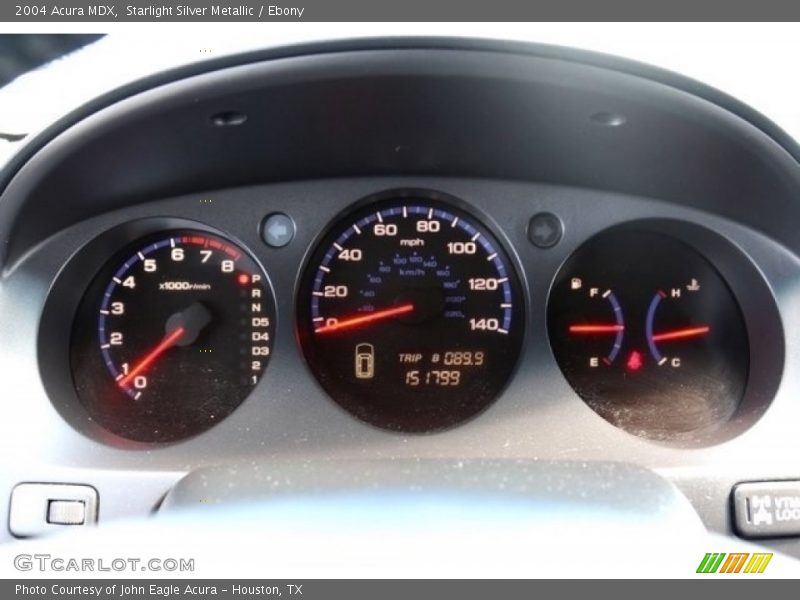 Starlight Silver Metallic / Ebony 2004 Acura MDX