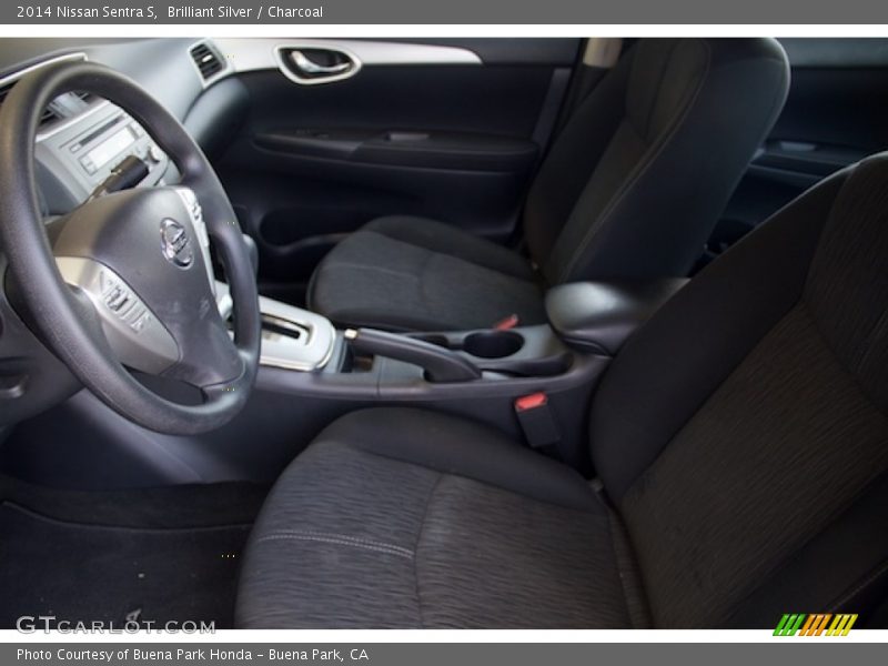 Brilliant Silver / Charcoal 2014 Nissan Sentra S