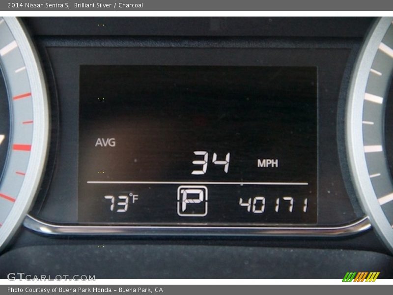 Brilliant Silver / Charcoal 2014 Nissan Sentra S