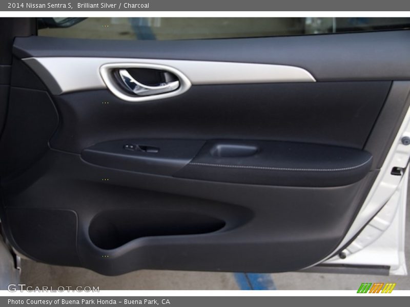 Brilliant Silver / Charcoal 2014 Nissan Sentra S
