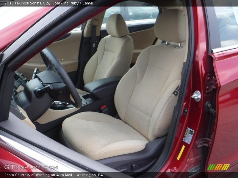 Sparkling Ruby / Camel 2013 Hyundai Sonata GLS