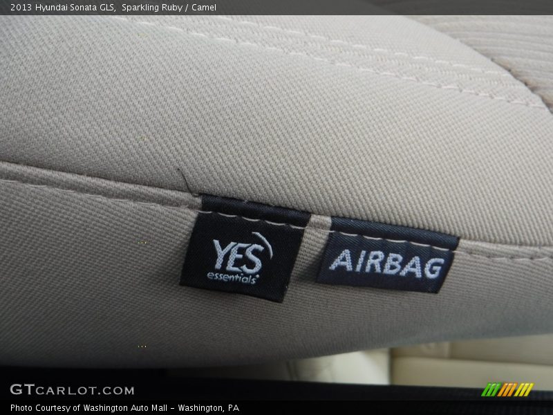 Sparkling Ruby / Camel 2013 Hyundai Sonata GLS