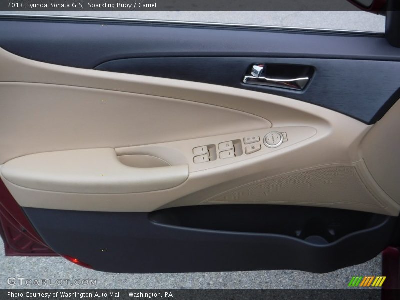 Sparkling Ruby / Camel 2013 Hyundai Sonata GLS