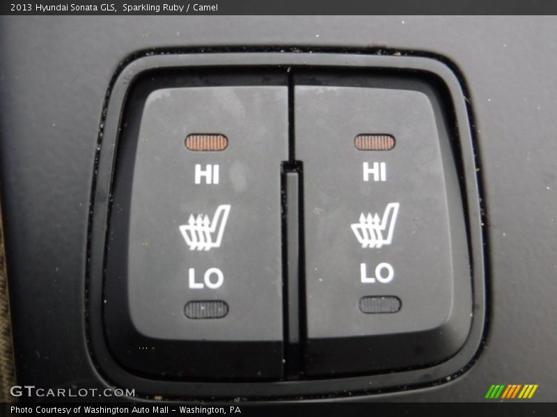 Sparkling Ruby / Camel 2013 Hyundai Sonata GLS