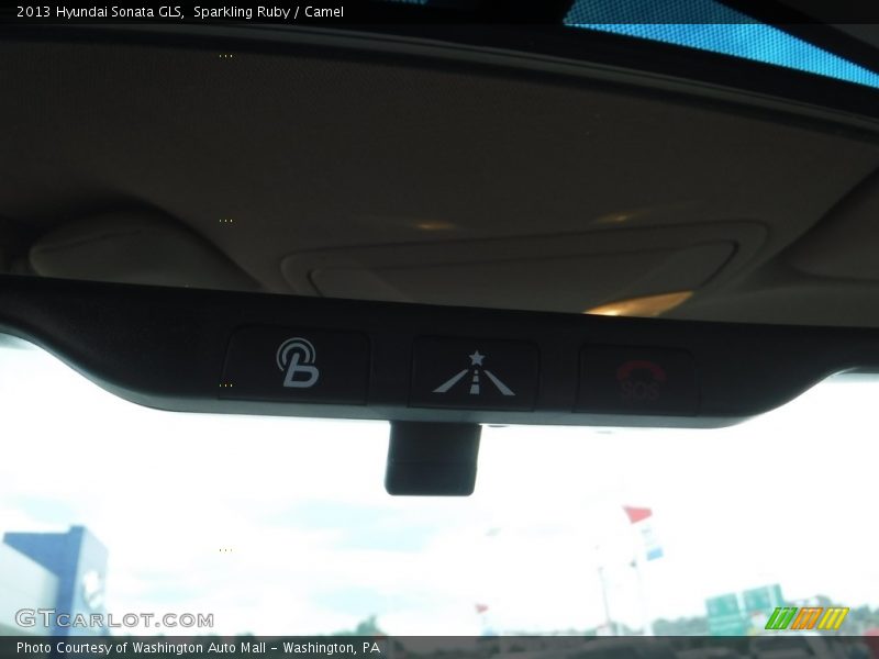 Sparkling Ruby / Camel 2013 Hyundai Sonata GLS