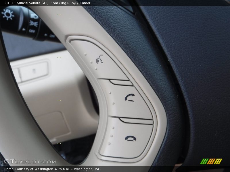 Sparkling Ruby / Camel 2013 Hyundai Sonata GLS