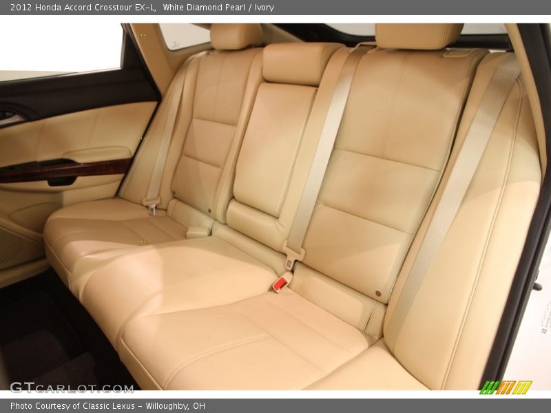White Diamond Pearl / Ivory 2012 Honda Accord Crosstour EX-L