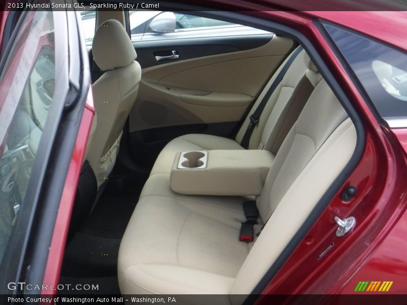 Sparkling Ruby / Camel 2013 Hyundai Sonata GLS