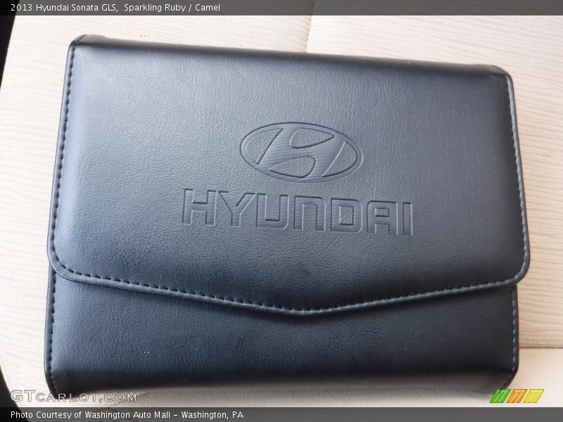 Sparkling Ruby / Camel 2013 Hyundai Sonata GLS